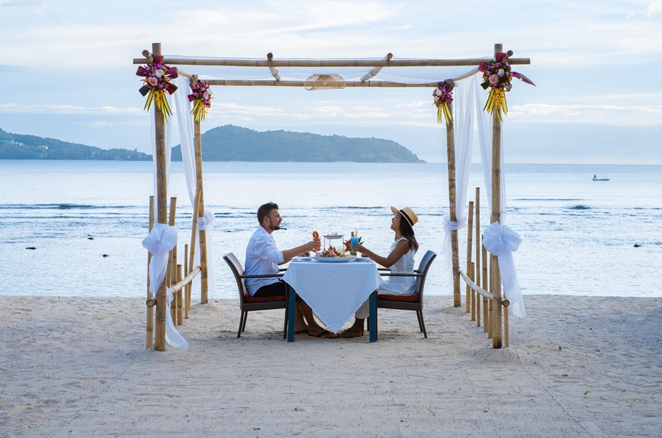 Romantic vacation in Thailand