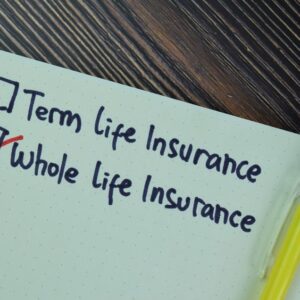 Term Life and Whole Life Insurance Policies